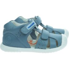 Sandale copii  Biogateo albastru piele naturala