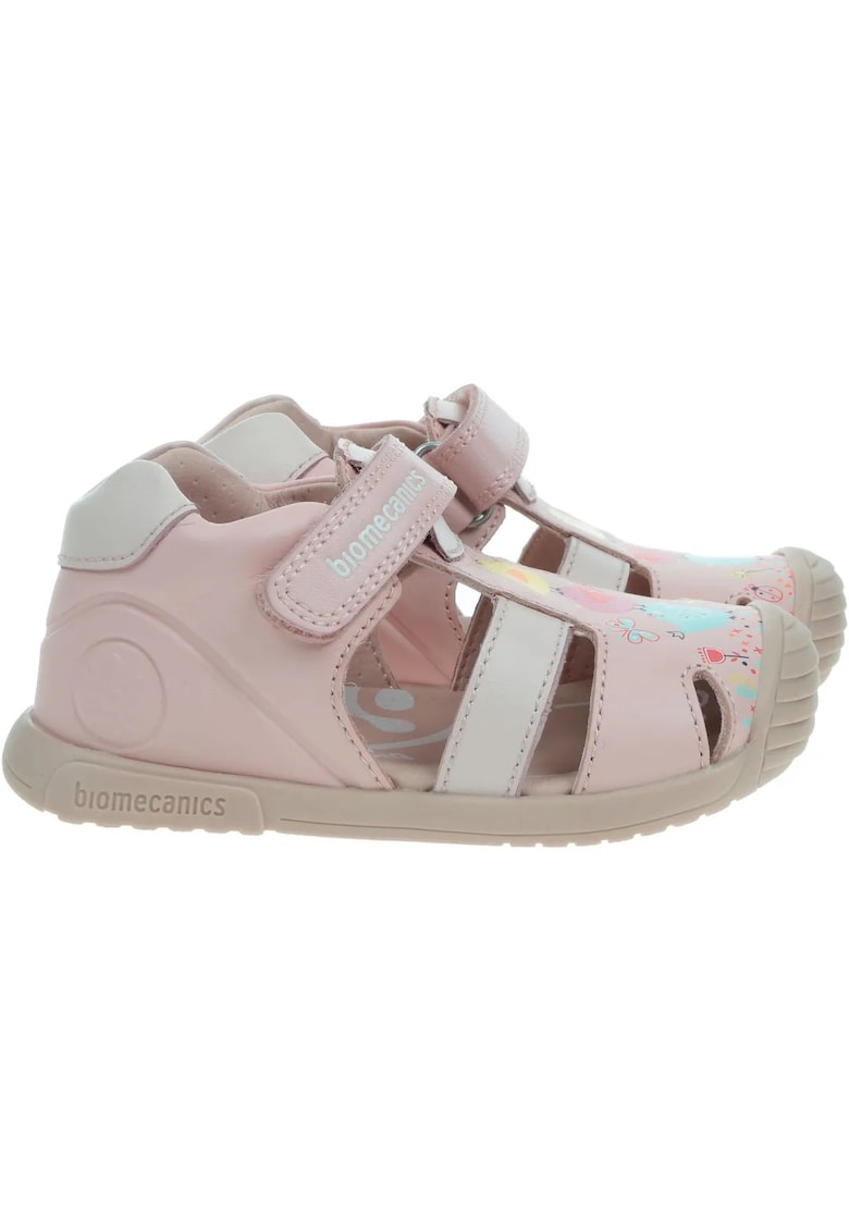 Sandale copii Biogateo - piele naturala - roz 1 Sandale copii -  Biogateo - piele naturala - roz