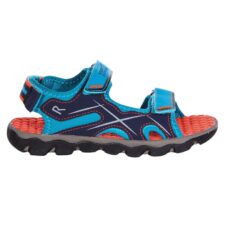 Sandale copii  Drift - albastru si portocaliu - sintetic -