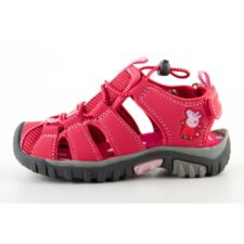 Sandale copii  Peppa Pig - roz - talpa usoara - inchidere cu snur