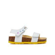 Sandale copii -  piele ecologica - alb -