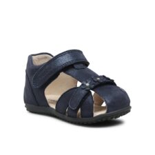 Sandale copii -  Piele naturala - Albastru marin