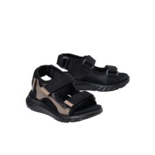 Sandale copii -  Piele/Textil - Negru