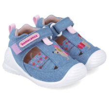 Sandale copii fete din textil  252184-A631