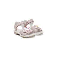 Sandale copii -  piele naturala - argintiu