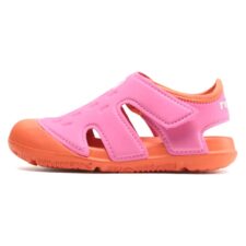 Sandale copii -  portocaliu/roz - material sintetic
