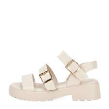 Sandale crem cu talpa groasa 3210 126 14867