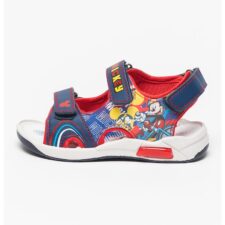 Sandale cu LED-uri si model Mickey Mouse