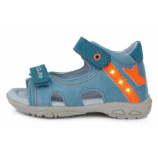 Sandale cu Luminite Baieti -  din Piele - cu Scai - AC290-101