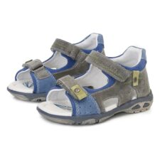 Sandale cu Scai Baieti -  Usoare - Inchise la Spate - Gri - AC290-7010 - Gri