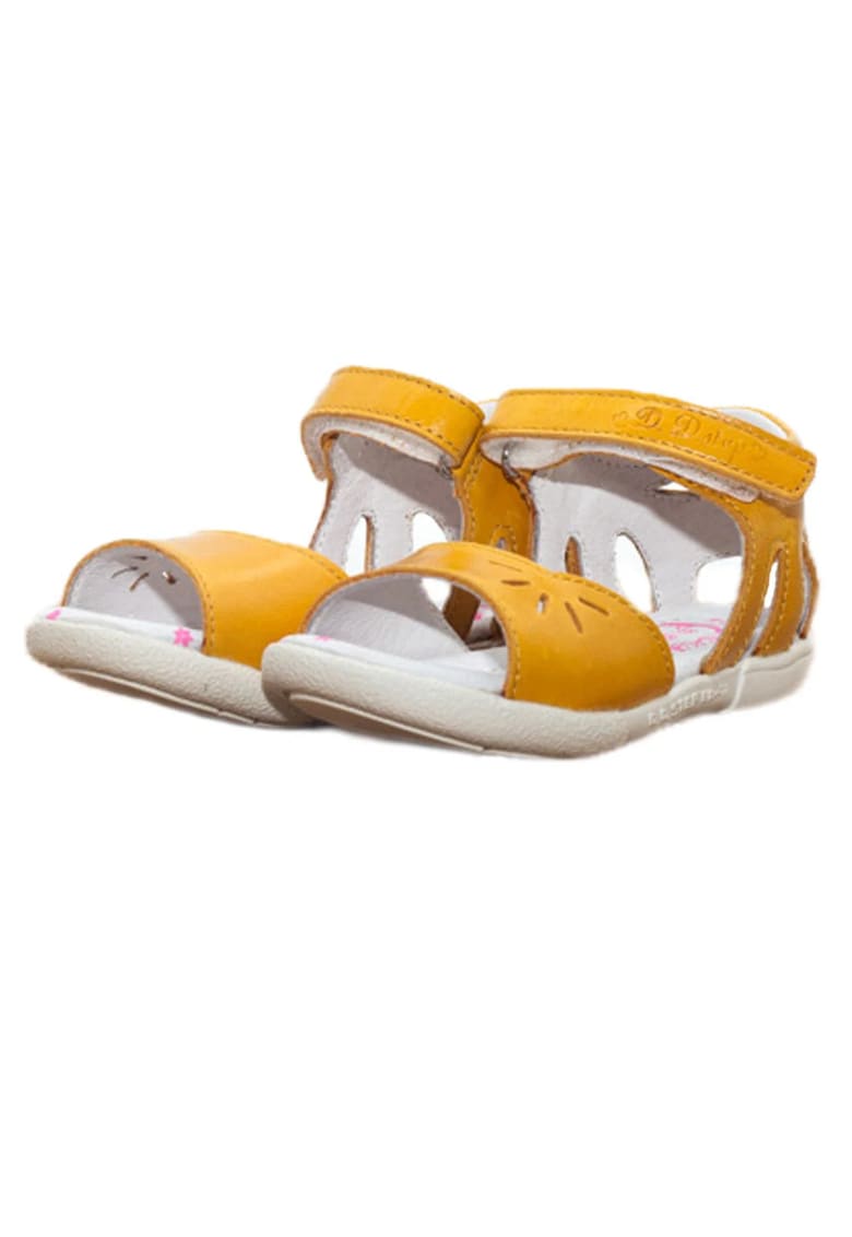 Sandale cu Scai - din Piele - Inchise la Spate - Galbene - AC048-802A - 20 - Galben 1 Sandale cu Scai - din Piele - Inchise la Spate - Galbene - AC048-802A - 20 - Galben