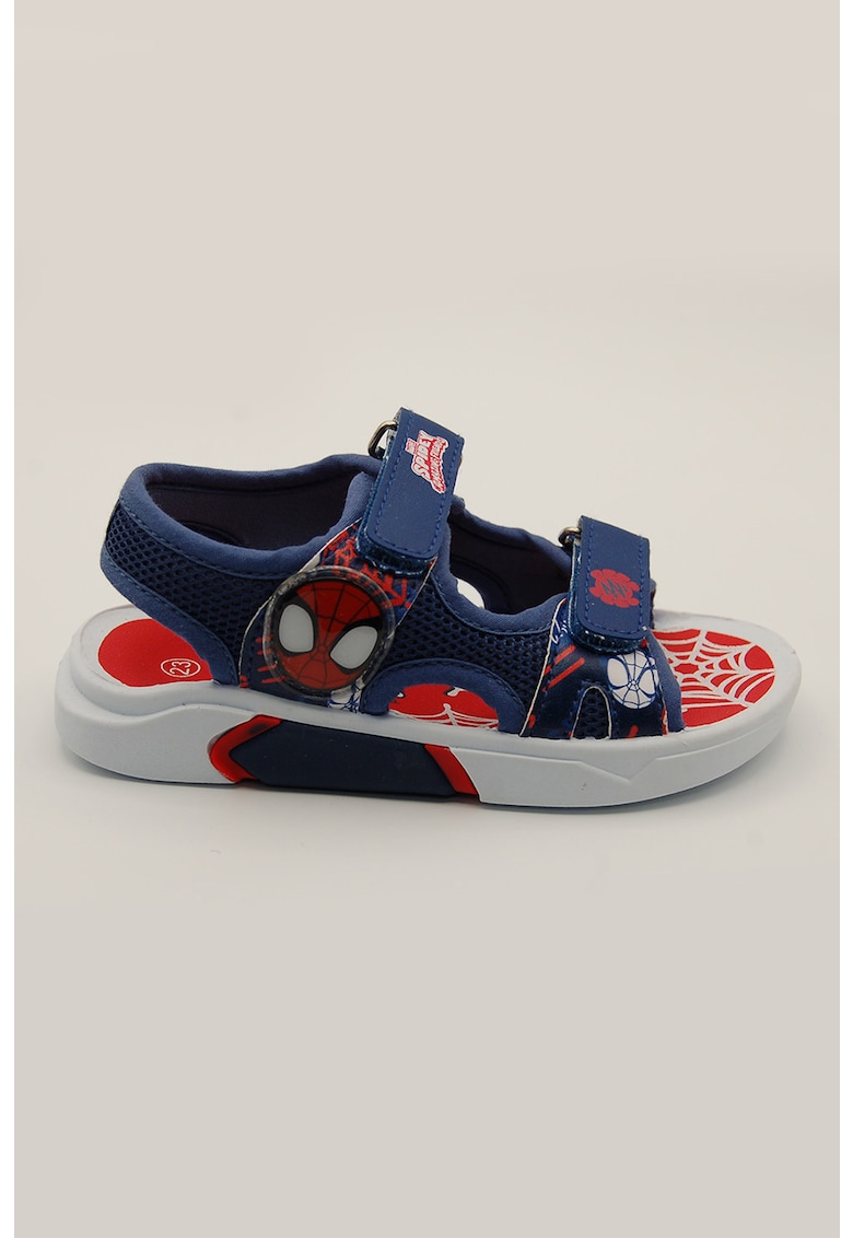 Sandale cu Spiderman si velcro 1 Sandale cu Spiderman si velcro