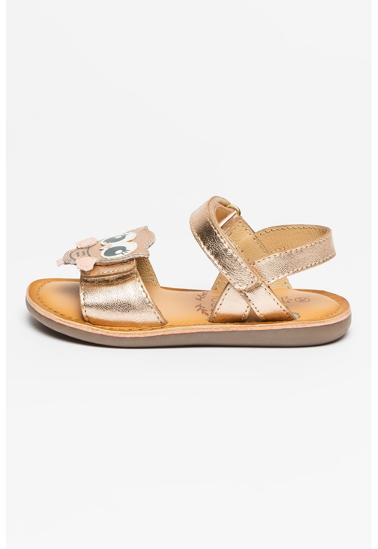 Sandale cu aplicatie cu bufnita Clodibou 1 Sandale cu aplicatie cu bufnita Clodibou