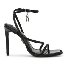 Sandale cu aplicatii din strasuri