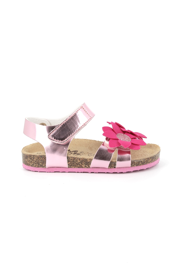 Sandale cu aplicatii floare 1 Sandale cu aplicatii floare