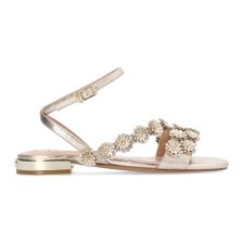 Sandale cu aplicatii florale