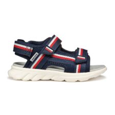 Sandale cu aspect contrastant