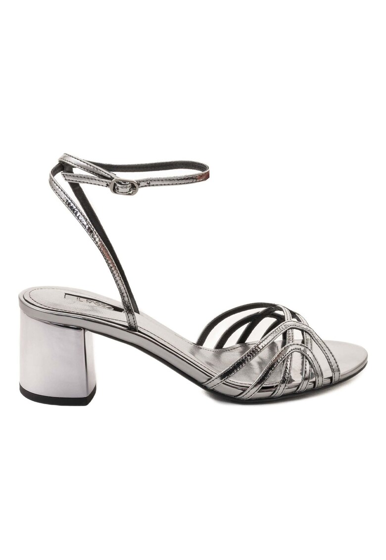 Sandale cu aspect metalizat Dora 1 Sandale cu aspect metalizat Dora