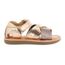 Sandale cu aspect metalizat Tame