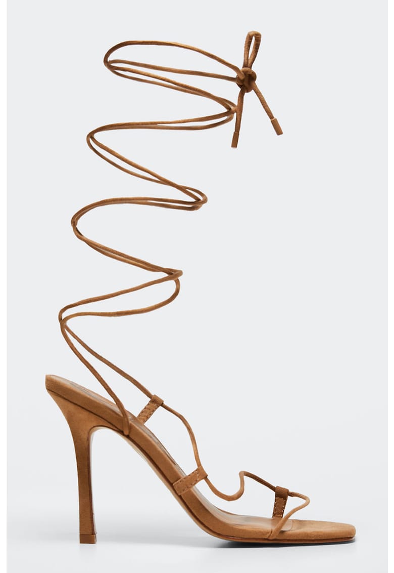 Sandale cu bareta infasurabila si toc stiletto Tyra 1 Sandale cu bareta infasurabila si toc stiletto Tyra