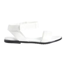 Sandale cu bareta pe glezna si detaliu logo