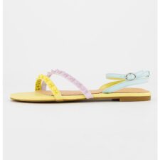 Sandale cu bareta pe glezna si tinte