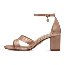 Sandale cu bareta pe glezna si toc masiv