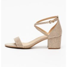 Sandale cu bareta pe glezna si toc masiv Serena