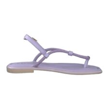 Sandale cu bareta separatoare si aplicatii de strasuri