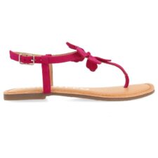 Sandale cu bareta separatoare si detaliu floral VELCAN 27849