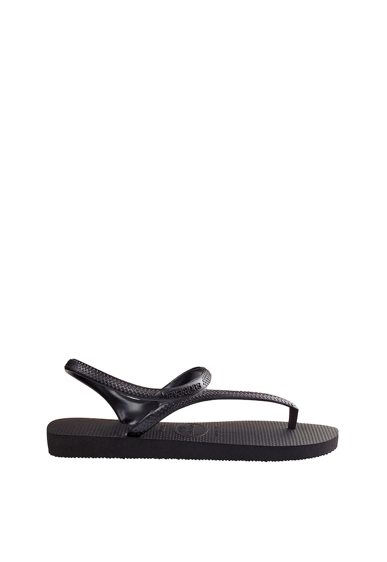 Sandale cu bareta separatoare si logo in relief Flash Urban 1 Sandale cu bareta separatoare si logo in relief Flash Urban