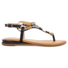 Sandale cu bareta separatoare si margele