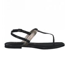 Sandale cu bareta separatoare si model in doua nuante