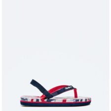 Sandale cu bareta slingback si steag UK