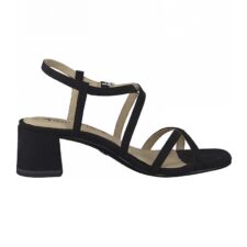 Sandale cu barete multiple si toc bloc