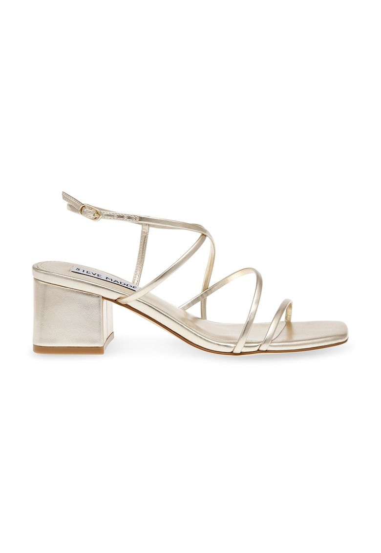 Sandale cu barete multiple si toc masiv Remmi 1 Sandale cu barete multiple si toc masiv Remmi