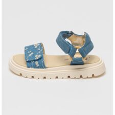 Sandale cu broderie florala