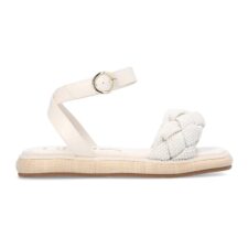 Sandale cu catarama si aspect texturat