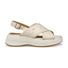 Sandale cu detalii din piele