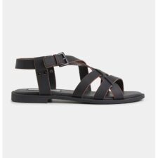 Sandale cu garnituri de piele ecologica