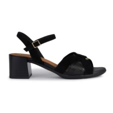 Sandale cu garnituri din piele