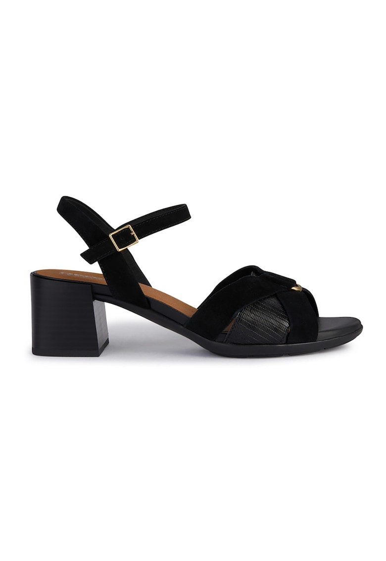 Sandale cu garnituri din piele 1 Sandale cu garnituri din piele