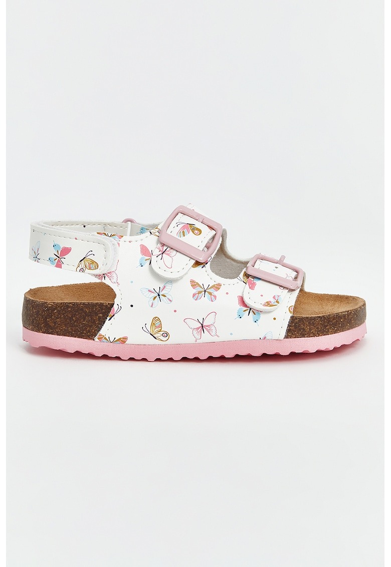 Sandale cu imprimeu cu fluturi 1 Sandale cu imprimeu cu fluturi