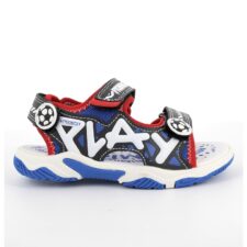 Sandale cu imprimeu grafic si inchidere velcro