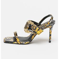 Sandale cu imprimeu logo Emily