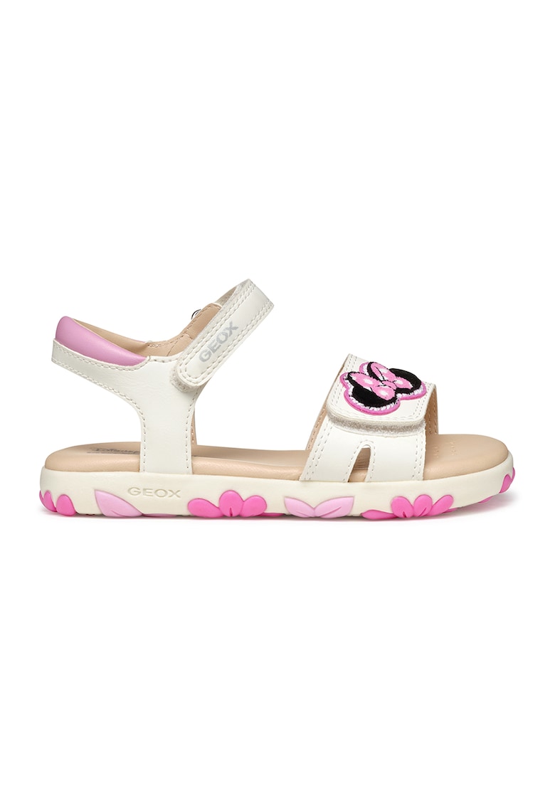 Sandale cu imprimeu si talpa plata 1 Sandale cu imprimeu si talpa plata