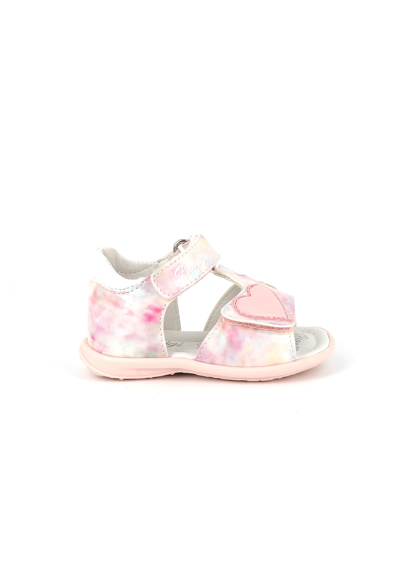 Sandale cu imprimeu tie-dye si velcro 1 Sandale cu imprimeu tie-dye si velcro
