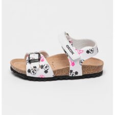 Sandale cu inchidere velcro si Mickey Mouse Adriel