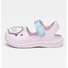 Sandale cu inchidere velcro si aplicatie