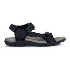 Sandale cu inchidere velcro si detaliu logo Strada